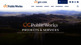 What Ocpublicworks.com website looked like in 2021 (3 years ago)