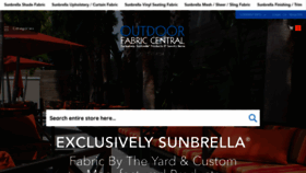What Outdoorfabriccentral.com website looked like in 2021 (3 years ago)