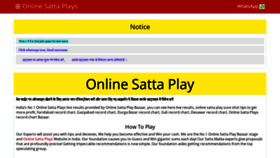 What Onlinesattaplays.com website looked like in 2021 (3 years ago)