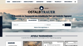 What Ostalbtrauer.de website looked like in 2021 (3 years ago)