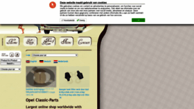 What Opel-classic-parts.com website looked like in 2021 (3 years ago)