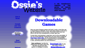 What Ossiemanners.co.uk website looked like in 2021 (4 years ago)