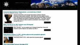 What Outdoor.org.pl website looked like in 2021 (3 years ago)
