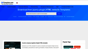 What Oktemplate.com website looked like in 2021 (2 years ago)