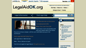 What Oklaw.org website looked like in 2021 (2 years ago)