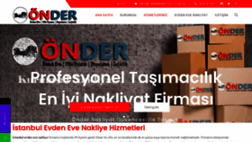 What Ondernakliyat.com.tr website looked like in 2021 (2 years ago)