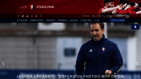 What Osasuna.es website looked like in 2021 (3 years ago)