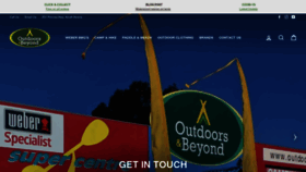 What Outdoorsandbeyond.com.au website looked like in 2021 (2 years ago)