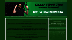 What Oscarfixedtips.com website looked like in 2021 (3 years ago)