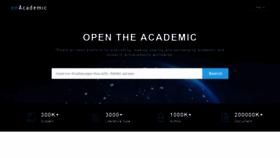 What Onacademic.com website looked like in 2021 (2 years ago)