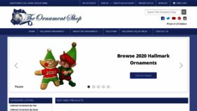 What Ornament-shop.com website looked like in 2021 (2 years ago)