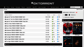 What Oxtorrent.ph website looked like in 2021 (2 years ago)