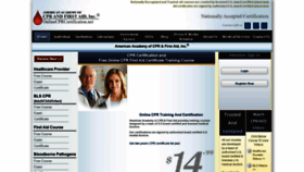 What Onlinecprcertification.net website looked like in 2021 (2 years ago)