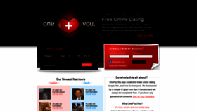What Oneplusyou.com website looked like in 2021 (2 years ago)