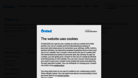 What Orsted.co.uk website looked like in 2021 (2 years ago)