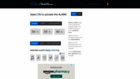 What Online-clockalarm.com website looked like in 2021 (4 years ago)