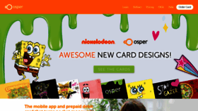 What Osper.com website looked like in 2021 (2 years ago)