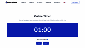 What Online-timer.org website looked like in 2021 (2 years ago)