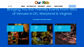 What Our-kids.com website looked like in 2021 (2 years ago)