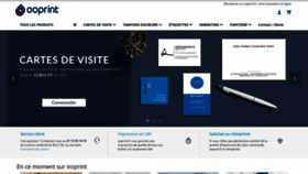 What Ooprint.fr website looked like in 2021 (2 years ago)