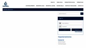What Onlineservices.nakheel.com website looked like in 2021 (2 years ago)