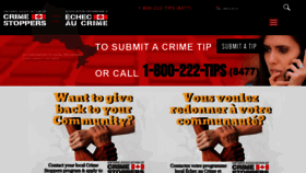 What Ontariocrimestoppers.ca website looked like in 2021 (2 years ago)