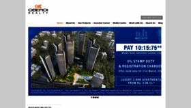 What Oberoirealty.com website looked like in 2021 (2 years ago)