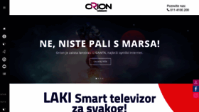 What Oriontelekom.rs website looked like in 2021 (2 years ago)