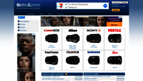 What Opticallimits.com website looked like in 2021 (4 years ago)