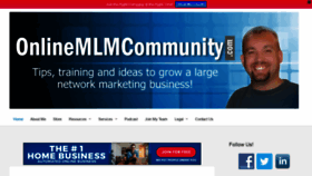 What Onlinemlmcommunity.com website looked like in 2021 (2 years ago)