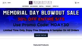 What Osmotics.com website looked like in 2021 (2 years ago)