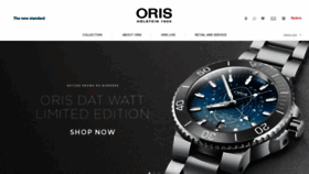 What Oris.ch website looked like in 2021 (2 years ago)