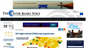 What Outerbanksvoice.com website looked like in 2021 (2 years ago)