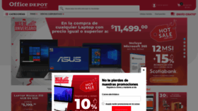 What Officedepot.com.mx website looked like in 2021 (2 years ago)