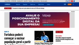 What Opovo.com.br website looked like in 2021 (2 years ago)