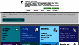 What Oldham.gov.uk website looked like in 2021 (2 years ago)