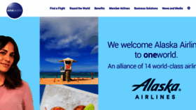 What Oneworld.com website looked like in 2021 (2 years ago)