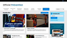 What Officiel-prevention.com website looked like in 2021 (2 years ago)