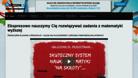 What Obliczone.pl website looked like in 2021 (2 years ago)
