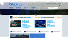 What Orbion.cz website looked like in 2021 (2 years ago)