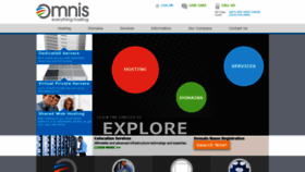 What Omnis.com website looked like in 2021 (2 years ago)