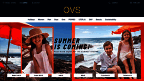 What Ovsfashion.com website looked like in 2021 (2 years ago)