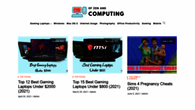 What Ofzenandcomputing.com website looked like in 2021 (2 years ago)