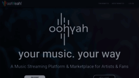 What Oohyeah.app website looked like in 2021 (5 years ago)