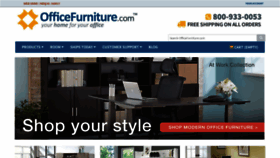 What Officefurniture.com website looked like in 2021 (2 years ago)