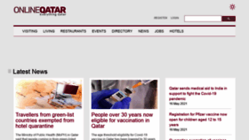 What Onlineqatar.com website looked like in 2021 (2 years ago)
