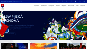 What Olympic.sk website looked like in 2021 (2 years ago)