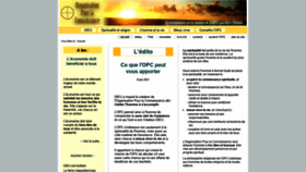 What Opc-connaissance.com website looked like in 2021 (2 years ago)