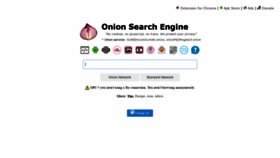 What Onionsearchengine.com website looked like in 2021 (2 years ago)