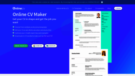 What Online-cv.co.uk website looked like in 2021 (3 years ago)